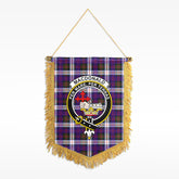MacDonald Dress Modern Tartan Crest Wall Hanging Banner