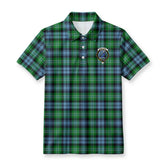 Arbuthnot Ancient Tartan Crest Birdseye Mesh Polo Shirt