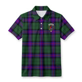 Armstrong Modern Tartan Crest Birdseye Mesh Polo Shirt