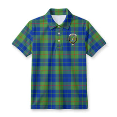 Barclay Hunting Ancient Tartan Crest Birdseye Mesh Polo Shirt
