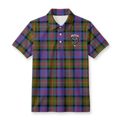 Carnegie Ancient Tartan Crest Birdseye Mesh Polo Shirt