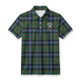 Cochrane Ancient Tartan Crest Birdseye Mesh Polo Shirt