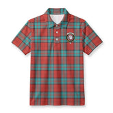 Dunbar Ancient Tartan Crest Birdseye Mesh Polo Shirt