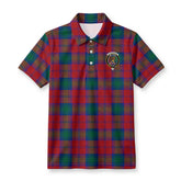Fotheringham Tartan Crest Birdseye Mesh Polo Shirt