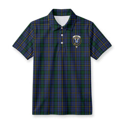 Hope Tartan Crest Birdseye Mesh Polo Shirt