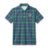 Inglis Ancient Tartan Crest Birdseye Mesh Polo Shirt