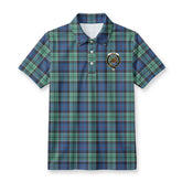 Leslie Hunting Ancient Tartan Crest Birdseye Mesh Polo Shirt