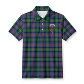 Logan Ancient Tartan Crest Birdseye Mesh Polo Shirt