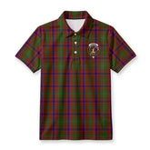 Lumsden Tartan Crest Birdseye Mesh Polo Shirt