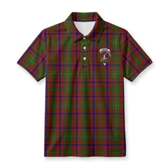 Lumsden Tartan Crest Birdseye Mesh Polo Shirt