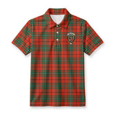 MacAuley Ancient Tartan Crest Birdseye Mesh Polo Shirt
