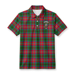 MacCulloch (McCulloch) Tartan Crest Birdseye Mesh Polo Shirt