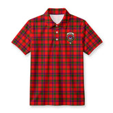 McColl Tartan Crest Birdseye Mesh Polo Shirt