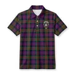 McCrindle Tartan Crest Birdseye Mesh Polo Shirt