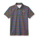 McIntyre Ancient Tartan Crest Birdseye Mesh Polo Shirt