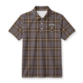 McIntyre Hunting Weathered Tartan Crest Birdseye Mesh Polo Shirt