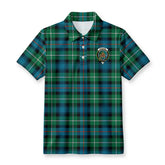 McKenzie Ancient Tartan Crest Birdseye Mesh Polo Shirt