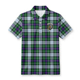 McKenzie Dress Modern Tartan Crest Birdseye Mesh Polo Shirt