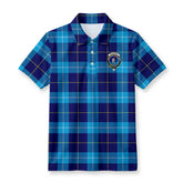 McKerrell Tartan Crest Birdseye Mesh Polo Shirt