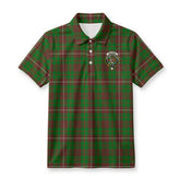 McKinnon Hunting Modern Tartan Crest Birdseye Mesh Polo Shirt