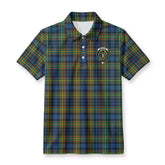 McLellan Ancient Tartan Crest Birdseye Mesh Polo Shirt