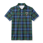 McRae Hunting Ancient Tartan Crest Birdseye Mesh Polo Shirt
