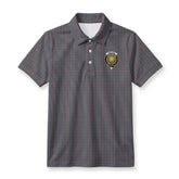 Shepherd Tartan Crest Birdseye Mesh Polo Shirt