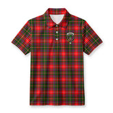 Somerville Tartan Crest Birdseye Mesh Polo Shirt