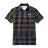 Whitelaw Tartan Crest Birdseye Mesh Polo Shirt