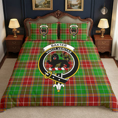 Baxter Modern Tartan Crest Bedding Set
