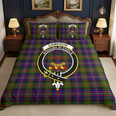 Cameron of Erracht Modern Tartan Crest Bedding Set