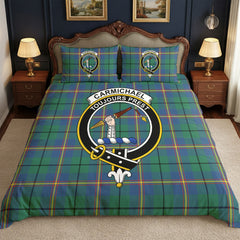 Carmichael Ancient Tartan Crest Bedding Set