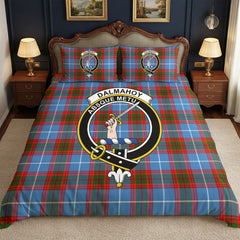 Dalmahoy Tartan Crest Bedding Set