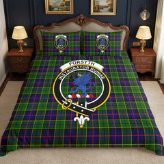Forsyth Modern Tartan Crest Bedding Set