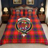 Fraser Tartan Crest Bedding Set