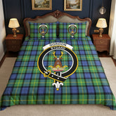 Gordon Old Ancient Tartan Crest Bedding Set
