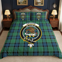 Graham of Menteith Ancient Tartan Crest Bedding Set