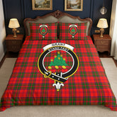 Grant Modern Tartan Crest Bedding Set