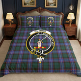 Guthrie Modern Tartan Crest Bedding Set