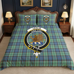 Leslie Hunting Ancient Tartan Crest Bedding Set