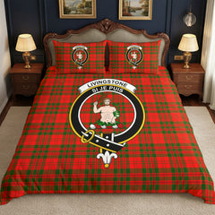 Livingstone Tartan Crest Bedding Set