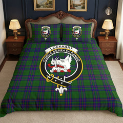 Lockhart Modern Tartan Crest Bedding Set
