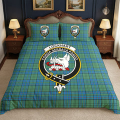 Lockhart Tartan Crest Bedding Set