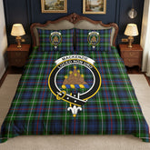 MacKenzie Modern Tartan Crest Bedding Set