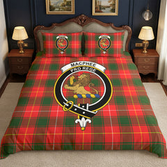 MacPhee Modern Tartan Crest Bedding Set