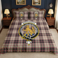 MacPherson Hunting Ancient Tartan Crest Bedding Set