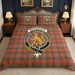 MacPherson Weathered Tartan Crest Bedding Set