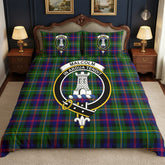 Malcolm (or MacCallum) Tartan Crest Bedding Set