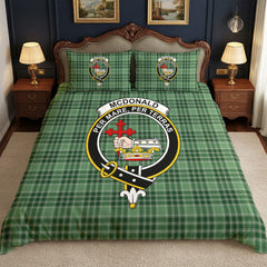 McDonald Lord of the Isles Hunting Tartan Crest Bedding Set