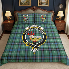 McDonald of the Isles Hunting Ancient Tartan Crest Bedding Set